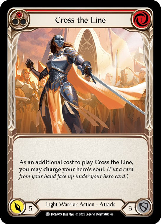 Flesh and Blood TCG: Cross the Line (Red) image