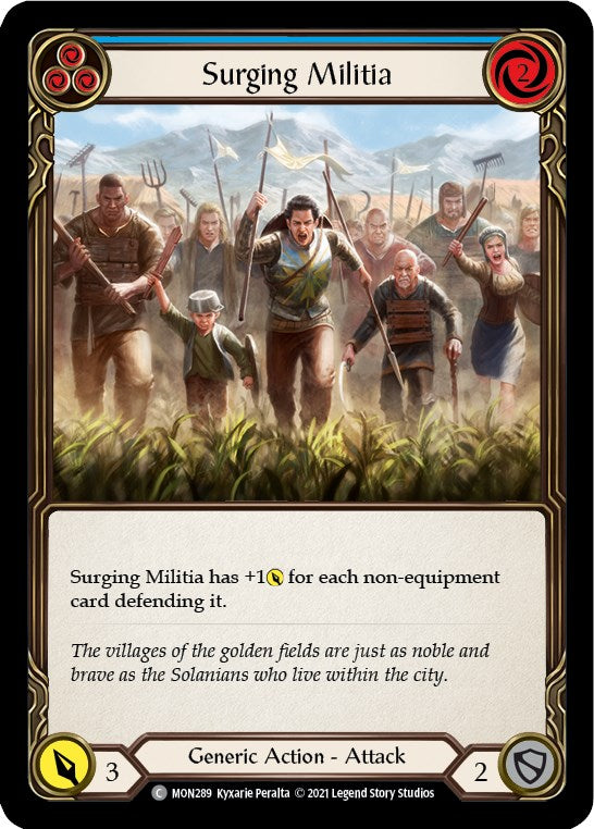 Flesh and Blood TCG: Surging Militia (Blue) image