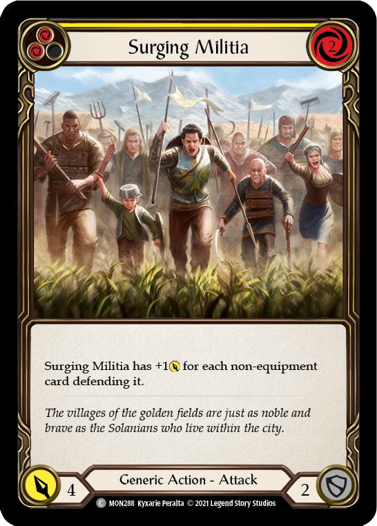 Flesh and Blood TCG: Surging Militia (Yellow) image