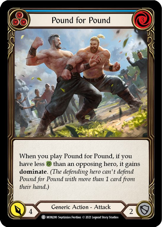 Flesh and Blood TCG: Pound for Pound (Blue) image