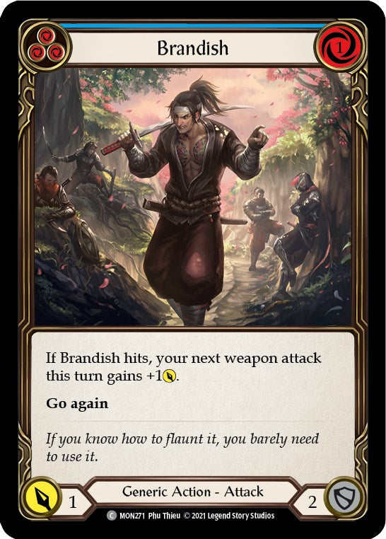 Flesh and Blood TCG: Brandish (Blue) image