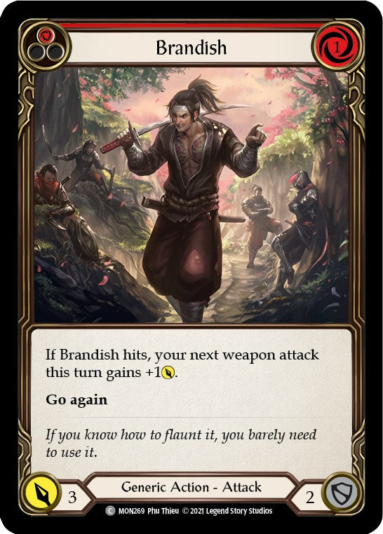 Flesh and Blood TCG: Brandish (Red) image