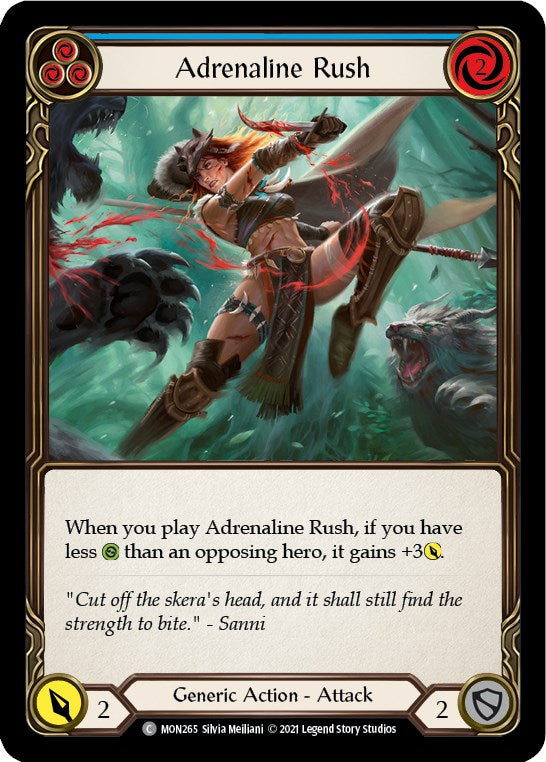 Flesh and Blood TCG: Adrenaline Rush (Blue) image