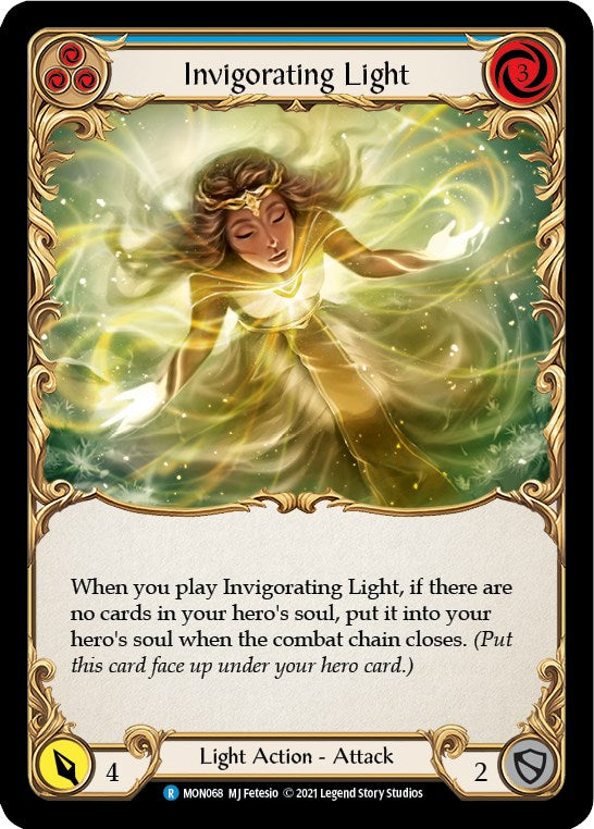 Flesh and Blood TCG: Invigorating Light (Blue) image