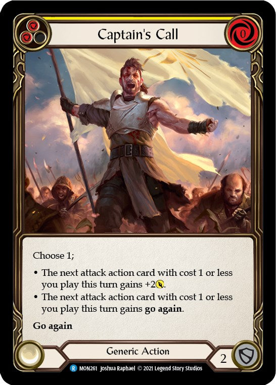 Flesh and Blood TCG: Captain's Call (Yellow) image