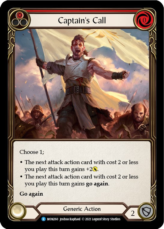Flesh and Blood TCG: Captain's Call (Red) image
