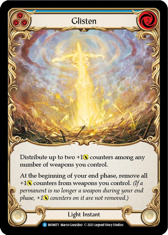 Flesh and Blood TCG: Glisten (Blue) image