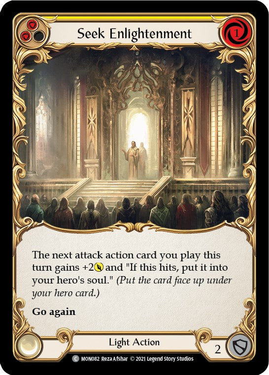 Flesh and Blood TCG: Seek Enlightenment (Yellow) image