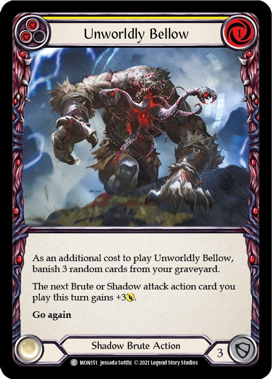Flesh and Blood TCG: Unworldly Bellow (Yellow) image