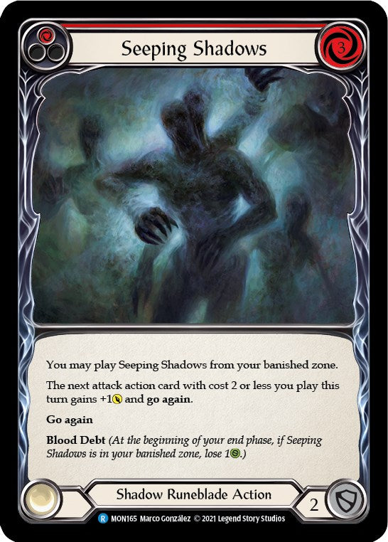Flesh and Blood TCG: Seeping Shadows (Red) image