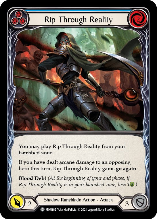 Flesh and Blood TCG: Rip Through Reality (Blue) image