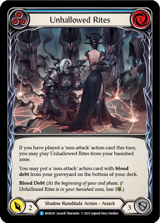 Flesh and Blood TCG: Unhallowed Rites (Blue) image