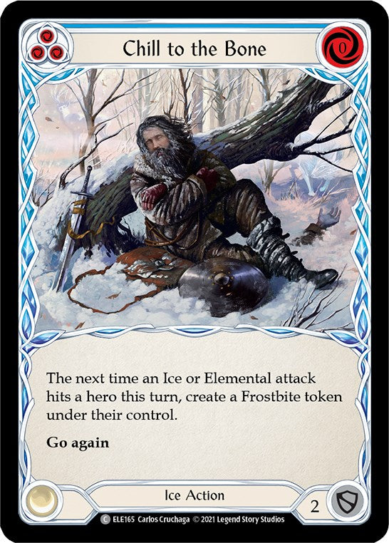 Flesh and Blood TCG: Chill to the Bone (Blue) image