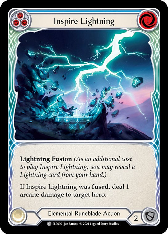 Flesh and Blood TCG: Inspire Lightning (Blue) image