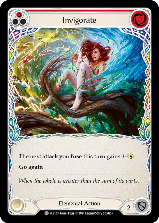 Flesh and Blood TCG: Invigorate (Red) image