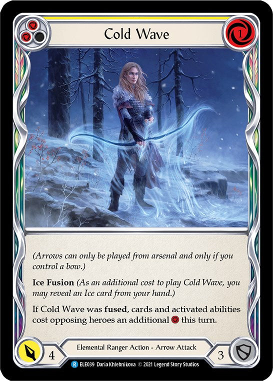 Flesh and Blood TCG: Cold Wave (Yellow) image