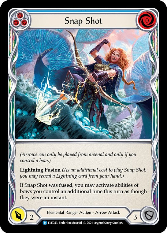 Flesh and Blood TCG: Snap Shot (Blue) image
