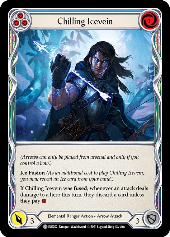 Flesh and Blood TCG: Chilling Icevein (Blue) image