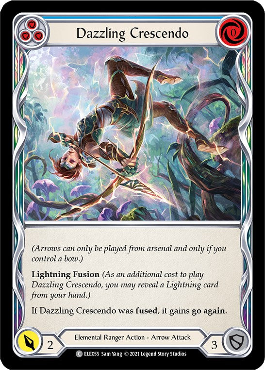 Flesh and Blood TCG: Dazzling Crescendo (Blue) image