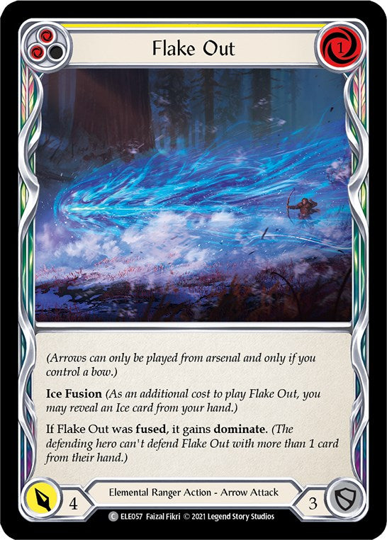 Flesh and Blood TCG: Flake Out (Yellow) image