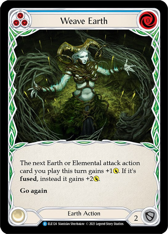 Flesh and Blood TCG: Weave Earth (Blue) image