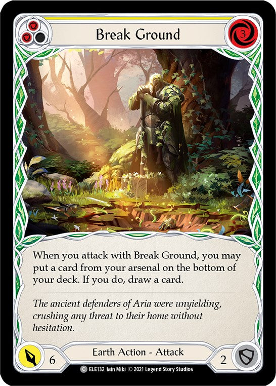 Flesh and Blood TCG: Break Ground (Yellow) image