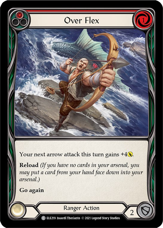 Flesh and Blood TCG: Over Flex (Red) image