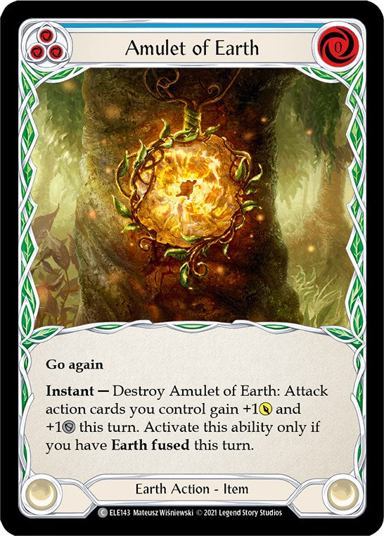 Flesh and Blood TCG: Amulet of Earth image