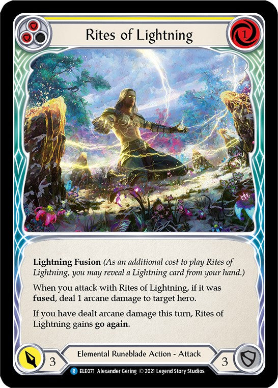 Flesh and Blood TCG: Rites of Lightning (Yellow) image