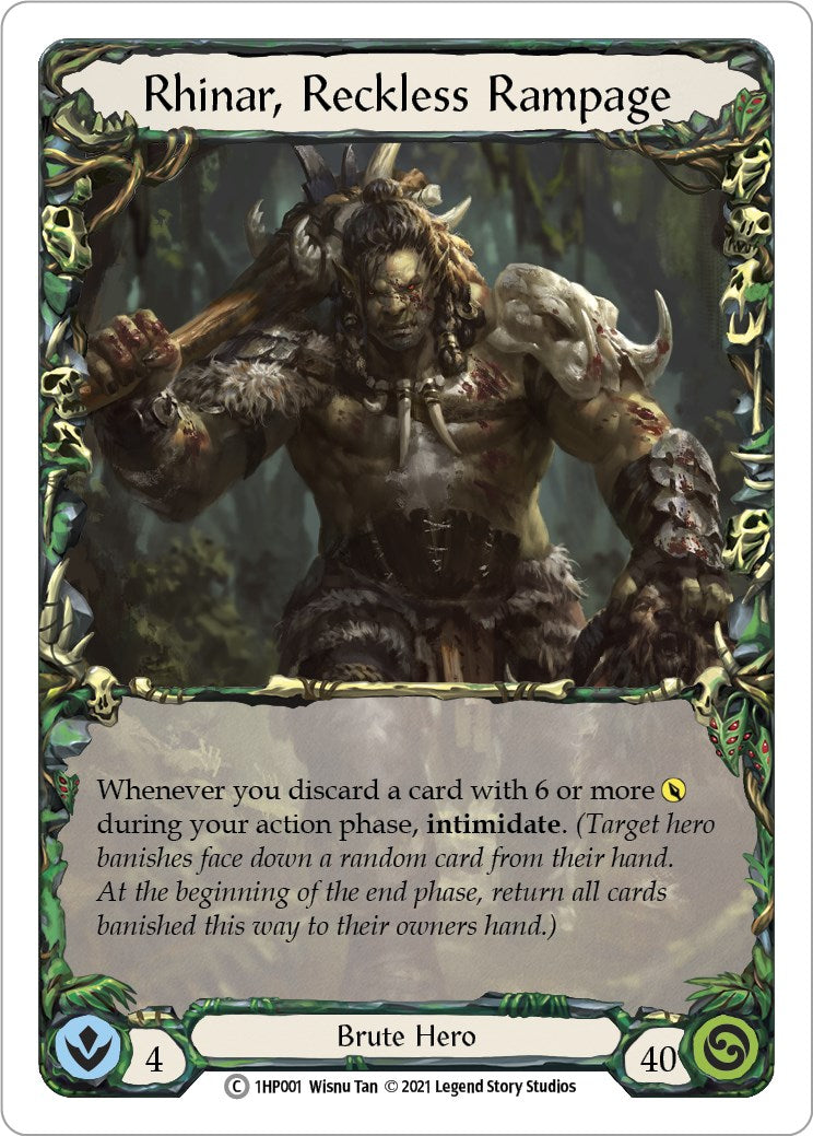 Flesh and Blood TCG: Rhinar, Reckless Rampage image