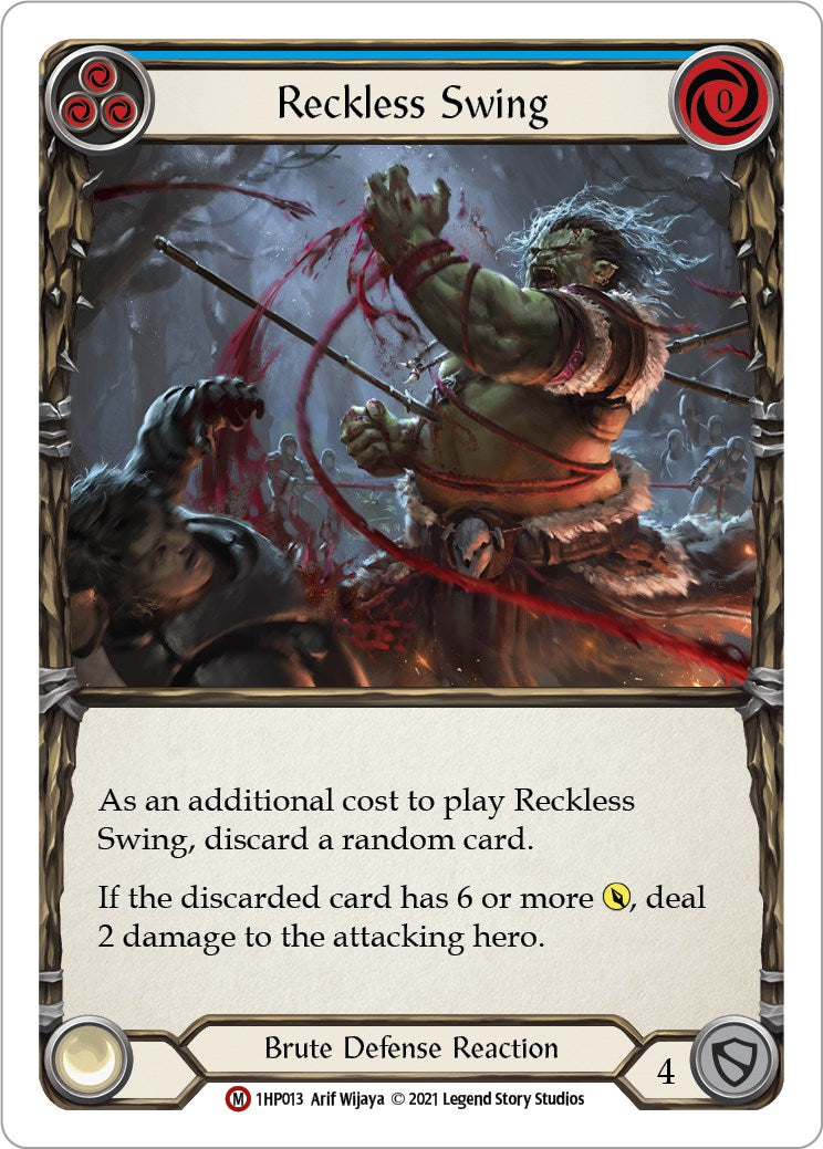 Flesh and Blood TCG: Reckless Swing image