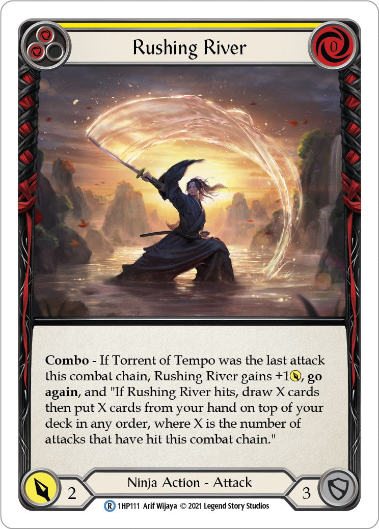 Flesh and Blood TCG: Rushing River (Yellow) image