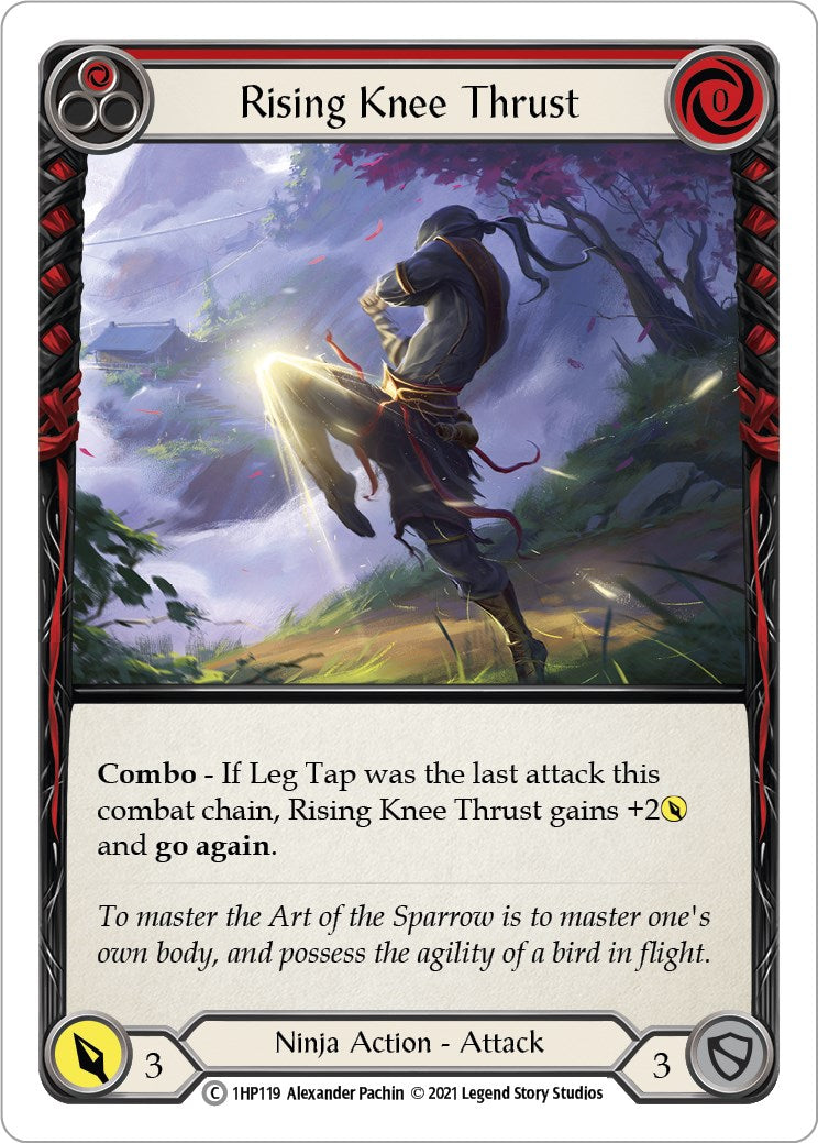 Flesh and Blood TCG: Rising Knee Thrust (Red) image