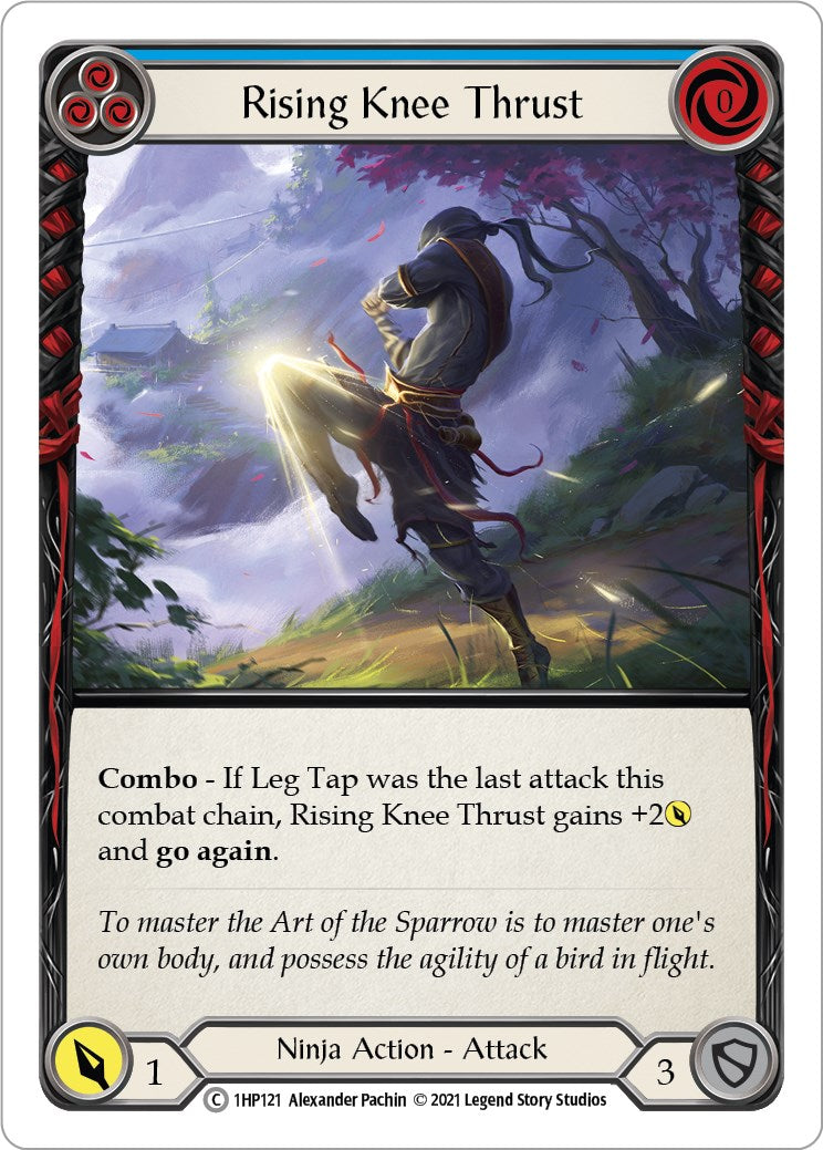 Flesh and Blood TCG: Rising Knee Thrust (Blue) image