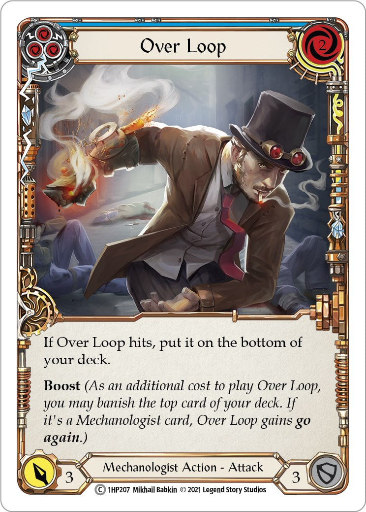Flesh and Blood TCG: Over Loop (Blue) image