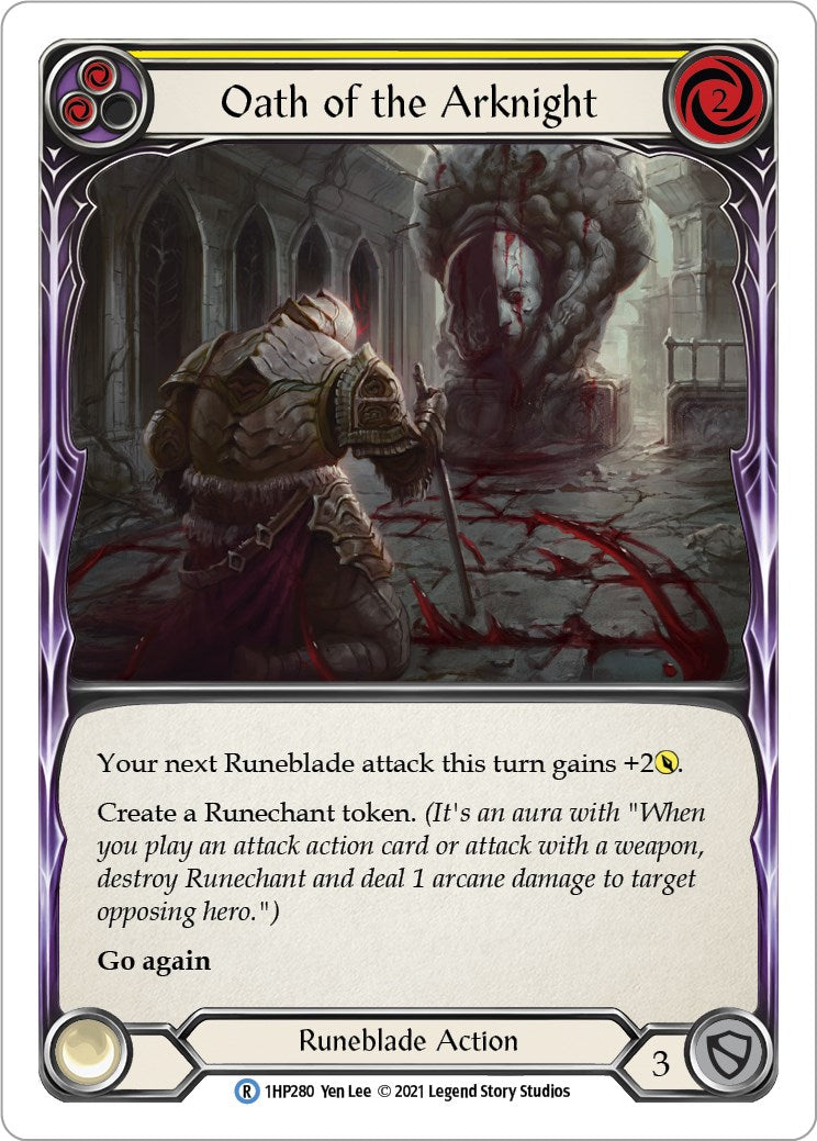 Flesh and Blood TCG: Oath of the Arknight (Yellow) image