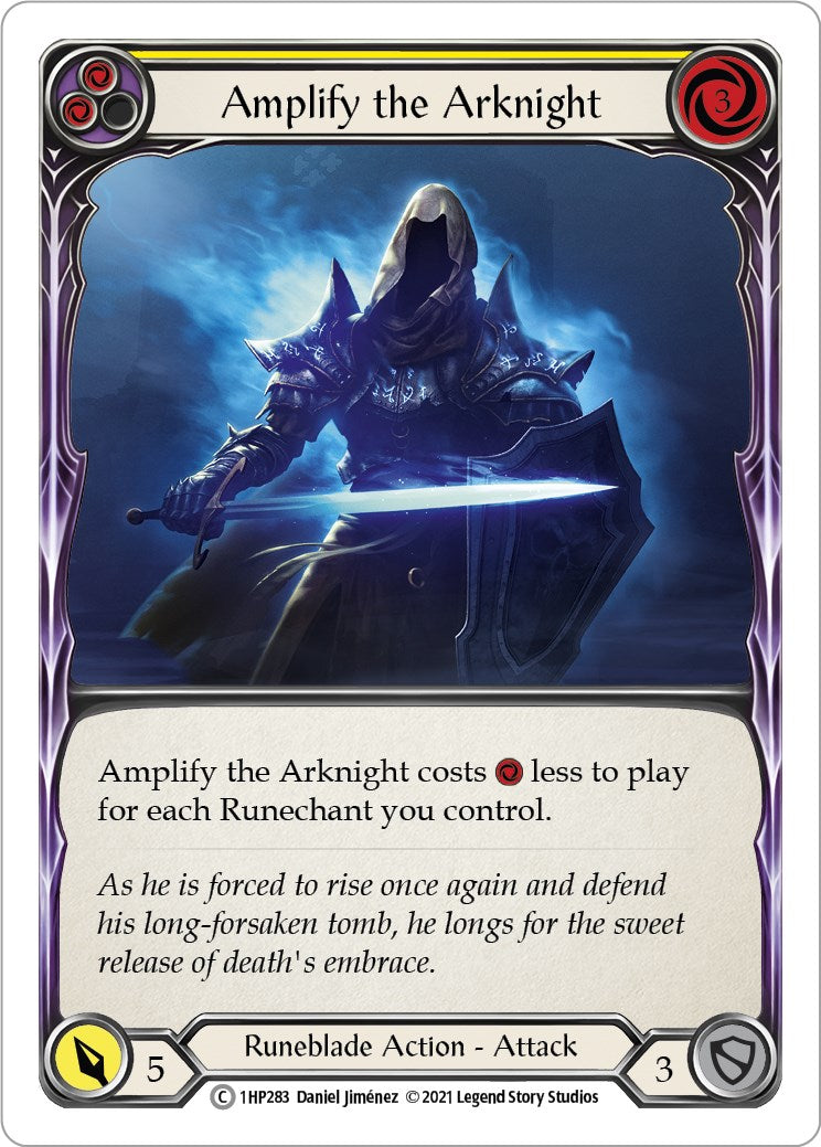 Flesh and Blood TCG: Amplify the Arknight (Yellow) image