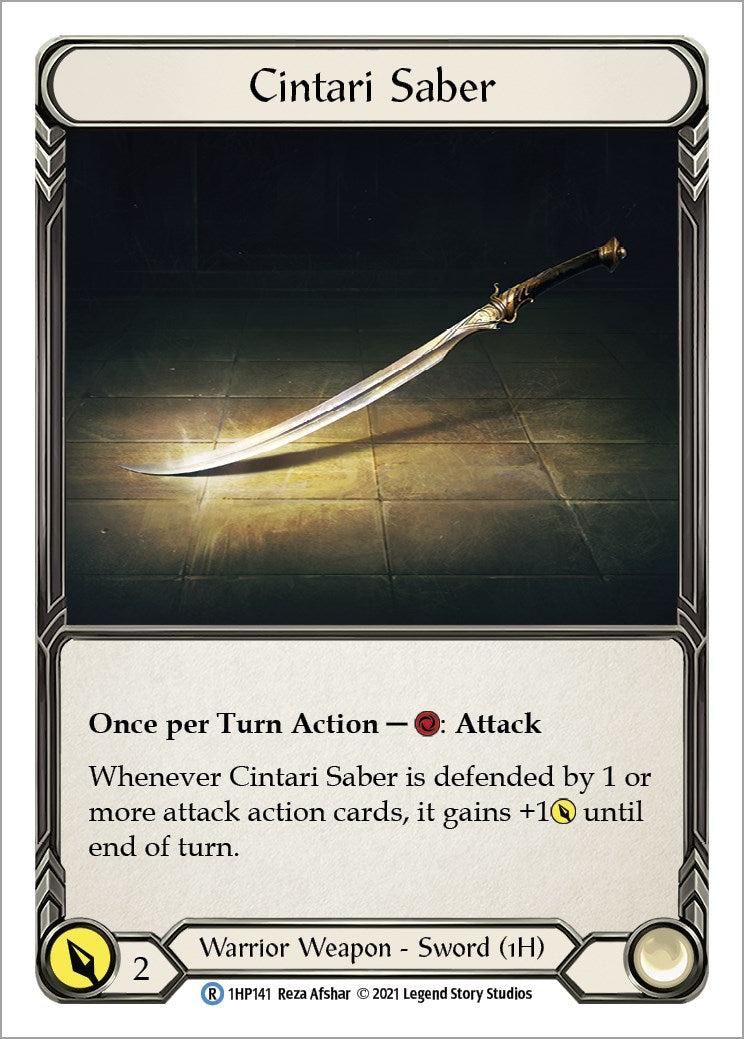 Flesh and Blood TCG: Cintari Saber (1HP141) image