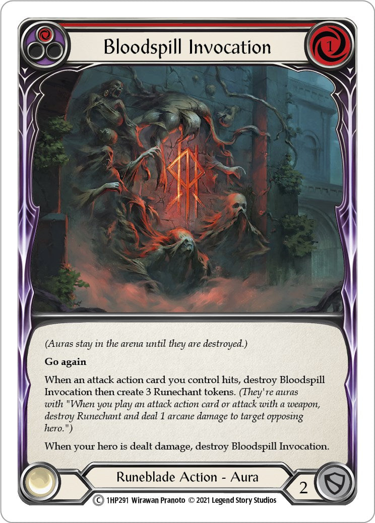 Flesh and Blood TCG: Bloodspill Invocation (Red) image