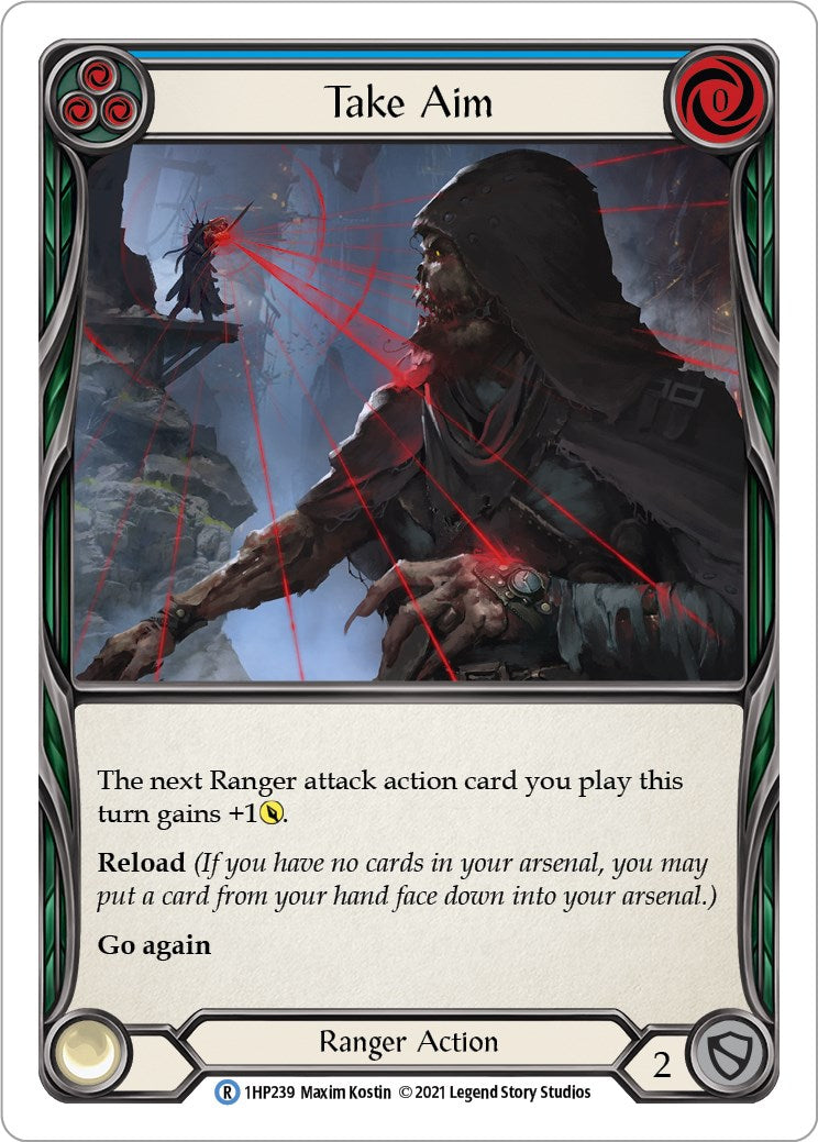 Flesh and Blood TCG: Take Aim (Blue) image