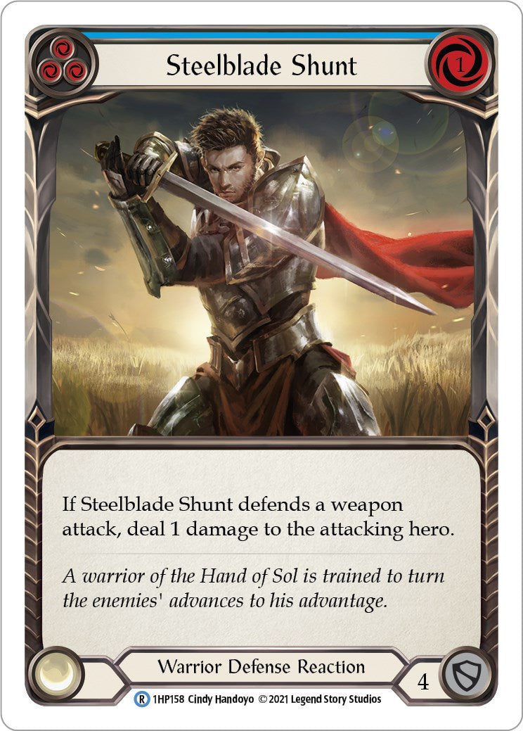 Flesh and Blood TCG: Steelblade Shunt (Blue) image