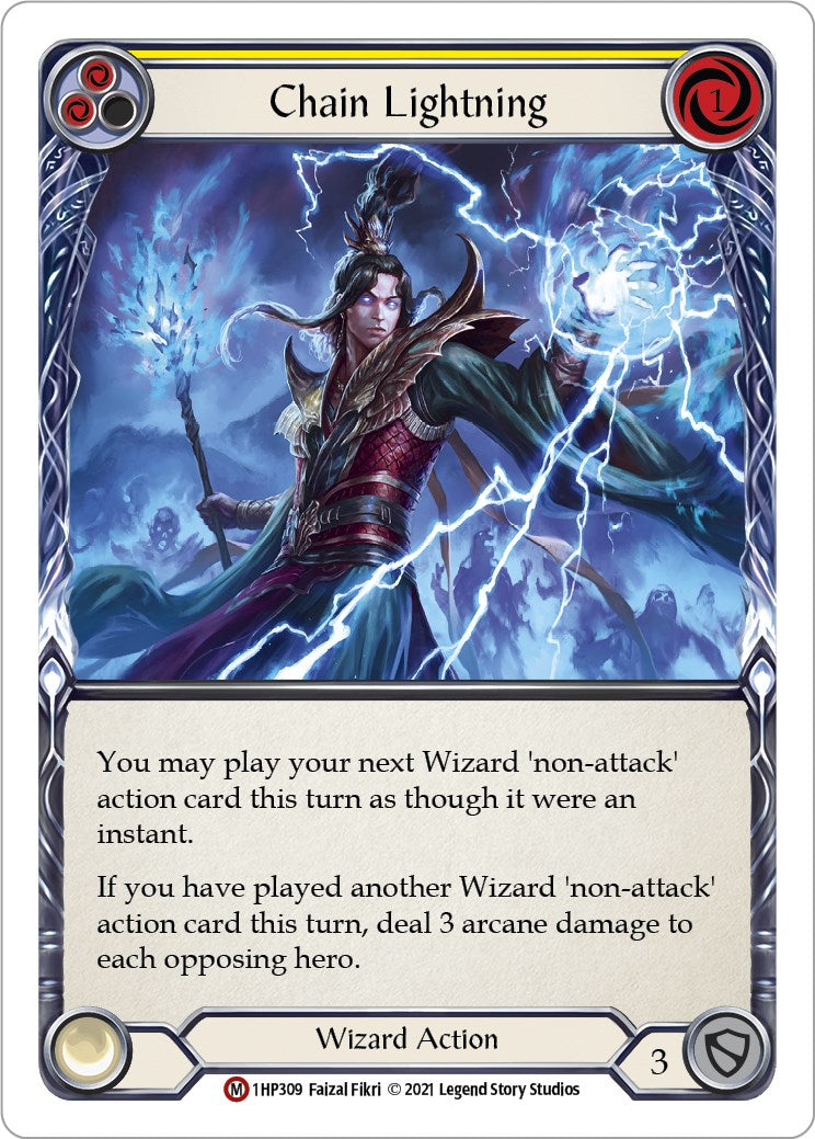 Flesh and Blood TCG: Chain Lightning image