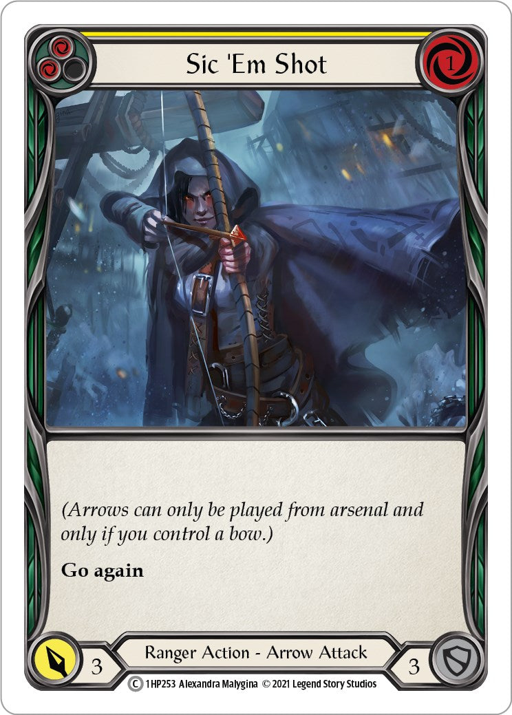 Flesh and Blood TCG: Sic 'Em Shot (Yellow) image