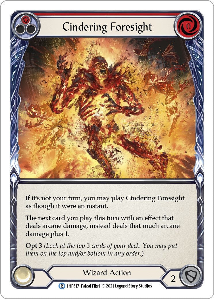 Flesh and Blood TCG: Cindering Foresight (Red) image