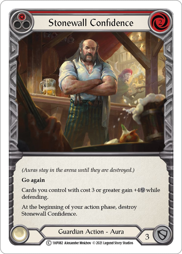 Flesh and Blood TCG: Stonewall Confidence (Red) image