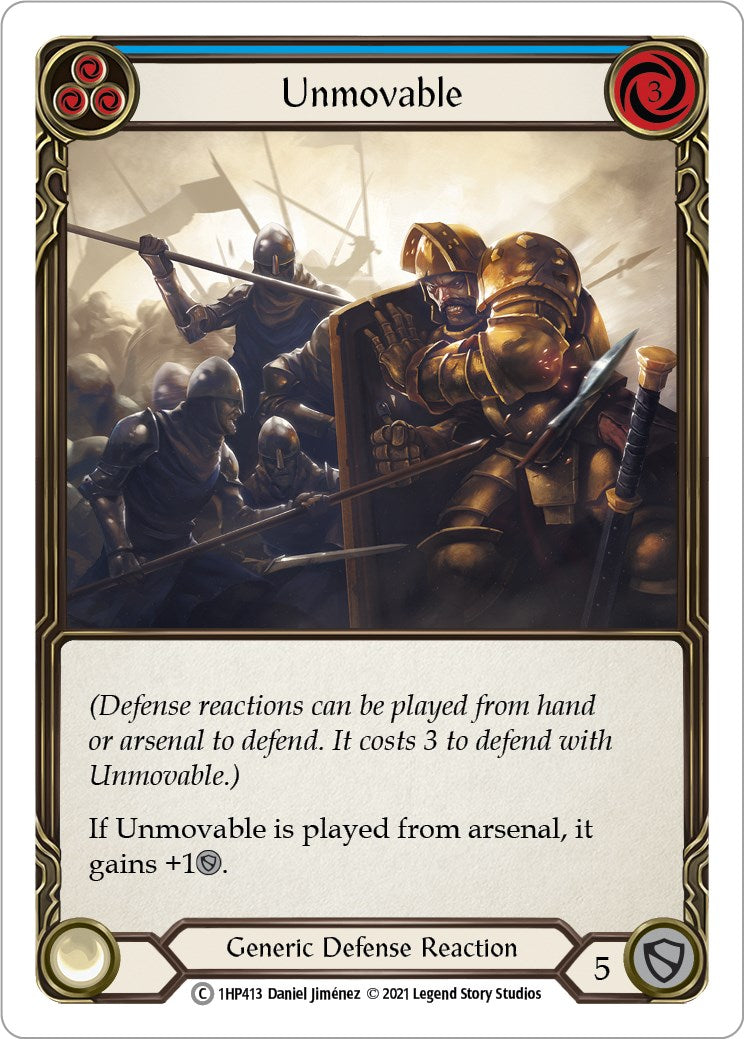 Flesh and Blood TCG: Unmovable (Blue) image