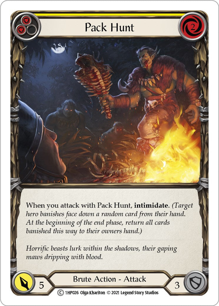 Flesh and Blood TCG: Pack Hunt (Yellow) image