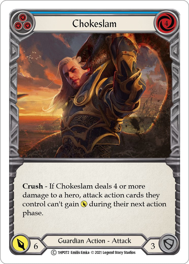Flesh and Blood TCG: Chokeslam (Blue) image