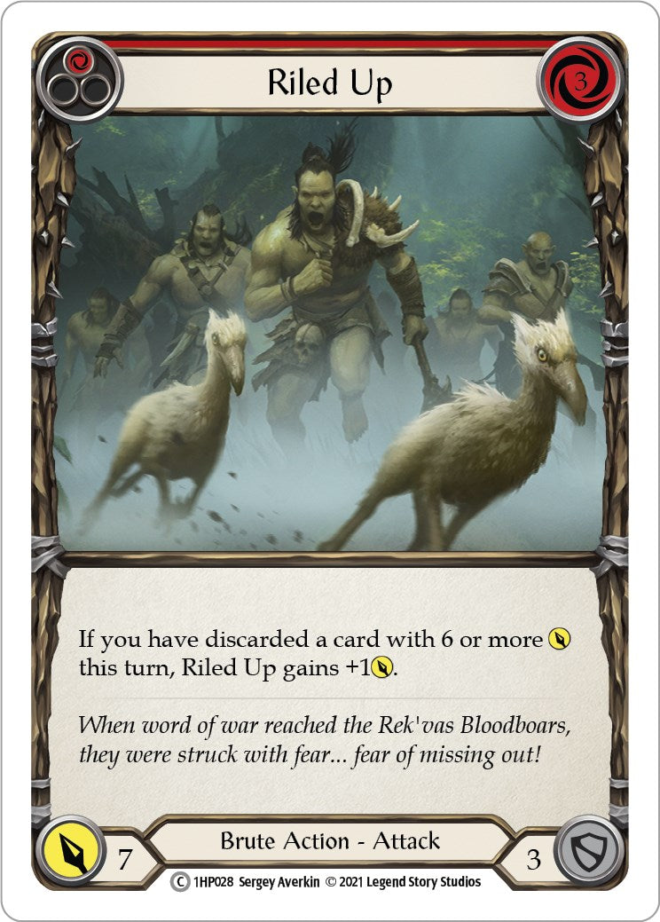 Flesh and Blood TCG: Riled Up (Red) image