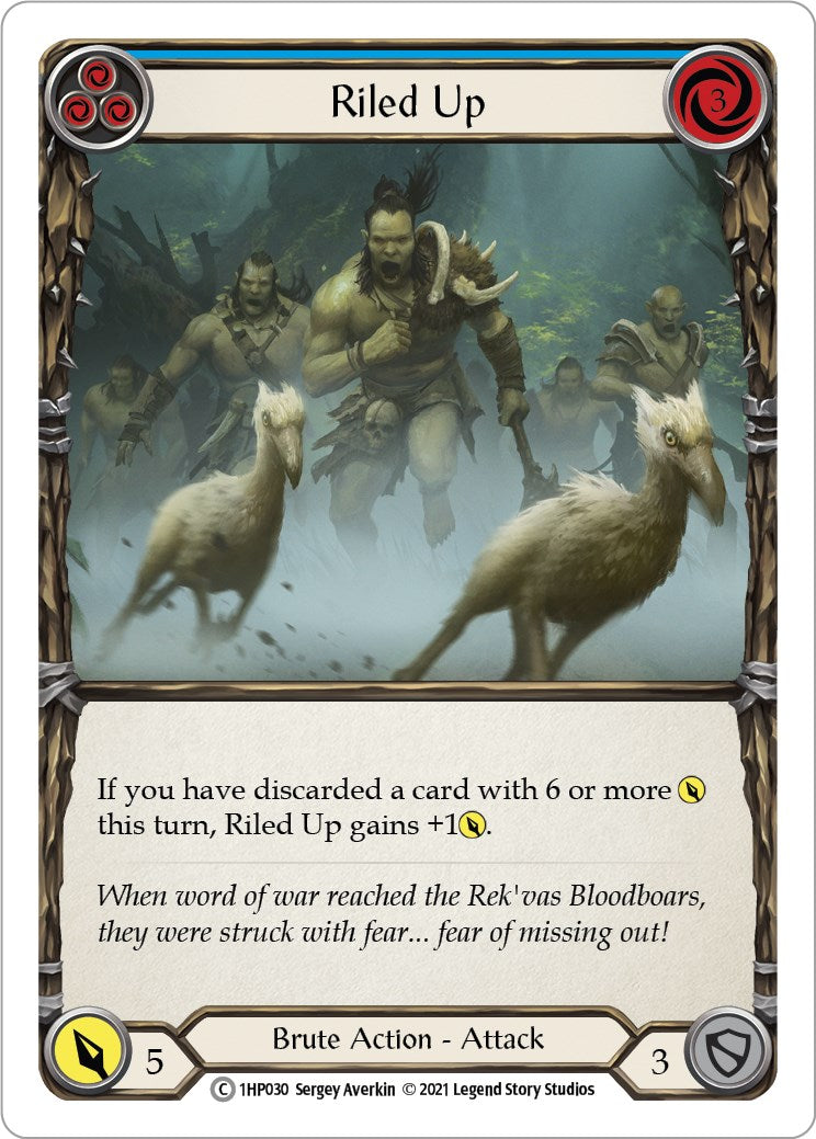 Flesh and Blood TCG: Riled Up (Blue) image